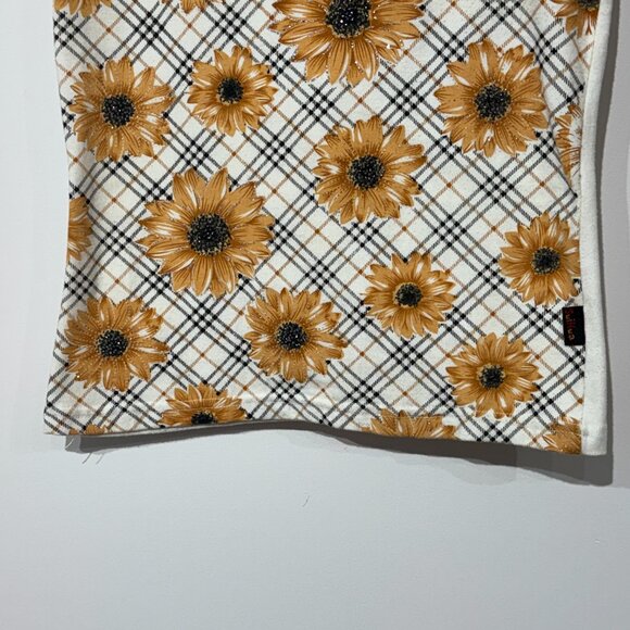 3/10$, Orange White Floral Top Size XS - Picture 8 of 12